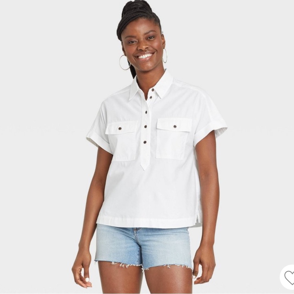 Universal thread white top